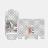 Ballotins Peinture de pic à ventre rouge Art original (Déplié)