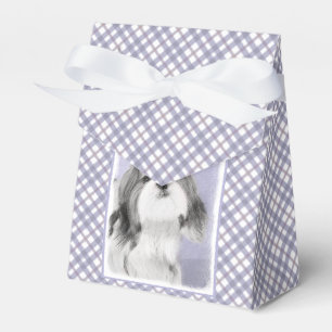 Ballotins Peinture de Shih Tzu - art original mignon de