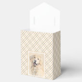 Ballotins Peinture Golden Retriever - Joli art original chie (Ouvert)