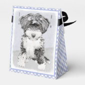 Ballotins Peinture Tibétaine Terrier - Cute Original Chien A (Arrière)