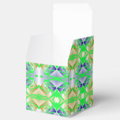 Ballotins Peintures vertes sur motif de diamant (Ouvert)