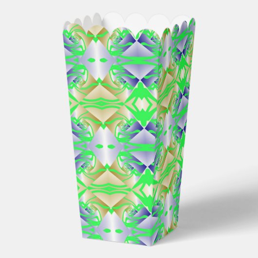 Ballotins Peintures vertes sur motif de diamant (Recto)