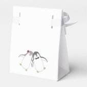 Ballotins Penguin Mariage Favor Box Cute Penguin Mariage (Arrière)