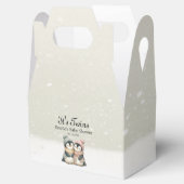 Ballotins Penguin Neutral Twins Baby Shower Winter Theme (Ouvert)