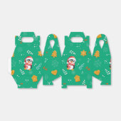 Ballotins Penguin Père Noël Joyeux Joyeux motif d'arbre de N (Déplié)