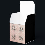 Ballotins Penser Pastel Twists boîte cadeau<br><div class="desc">Motif rose pastel/abricot avec métal enchevêtré.</div>