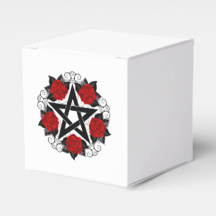 Ballotins Pentagramme aux roses rouges