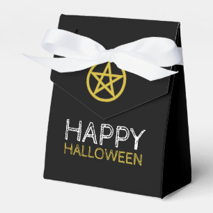 Ballotins Pentagramme cerclé en or, Halloween heureux