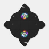 Ballotins pentagramme du Wiccan (Déplié)