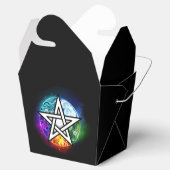 Ballotins pentagramme du Wiccan (Ouvert)