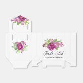 Ballotins Peonies d'aquarelle de Bourgogne Ballotin personna (Déplié)