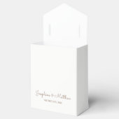Ballotins Peonies de crème Mariage Favor Boxes (Ouvert)