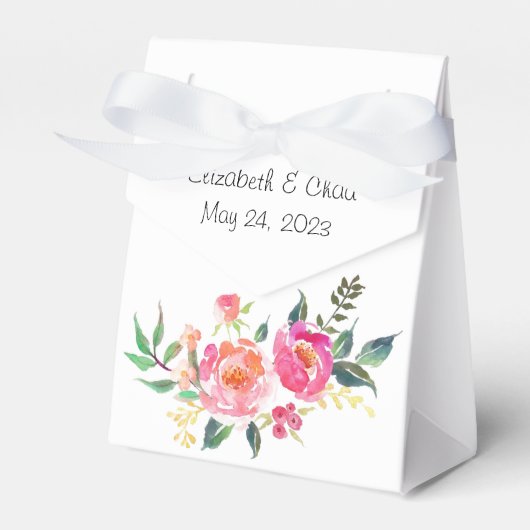 Ballotins Peonies merci ballotin (Verso)