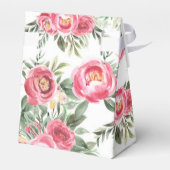 Ballotins Peonies roses Fleurs d'aquarelle (Arrière)