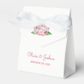 Ballotins Peonies roses Mariages Faveur Boxes (Verso)