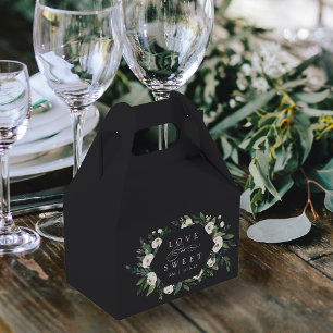 Ballotins Peony blanc   Cadre floral "L'amour est doux" Mari