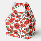 Ballotins Pépites rouges dans un champ sur blanc (Verso)