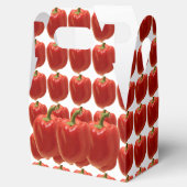 Ballotins Pepper Bell Rouge. Frais du marché (Ouvert)