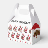 Ballotins Père Noël afro-américaine (Verso)