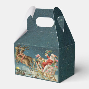 Ballotins Père Noël Antique Sleigh Reindeer