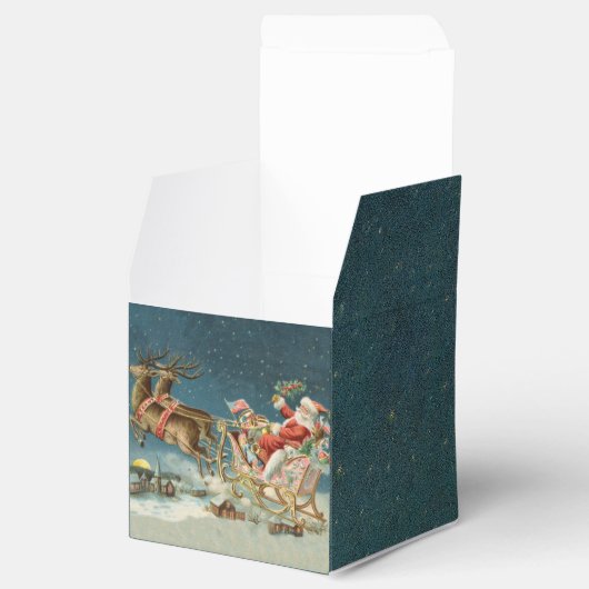 Ballotins Père Noël Antique Sleigh Reindeer (Ouvert)