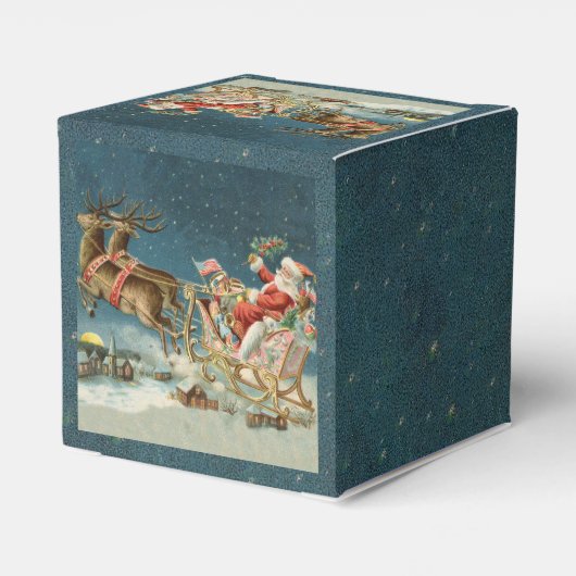 Ballotins Père Noël Antique Sleigh Reindeer (Arrière)