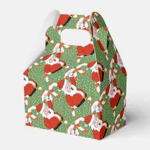 Ballotins Père Noël avec Sucres de canne boîte cadeau de Noë