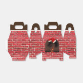 Ballotins Père Noël descend le ballotin de la cheminée (Déplié)