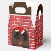 Ballotins Père Noël descend le ballotin de la cheminée (Ouvert)