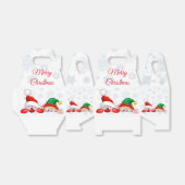 Ballotins Père Noël et Elf Cute et drôle Caractères Pékin (Déplié)