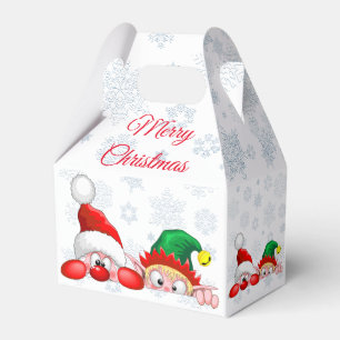 Ballotins Père Noël et Elfe Personnages mignons et drôles qu