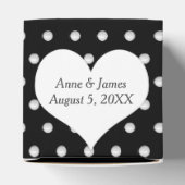 Ballotins Perles Blanches Sur Fond Noir (Haut)