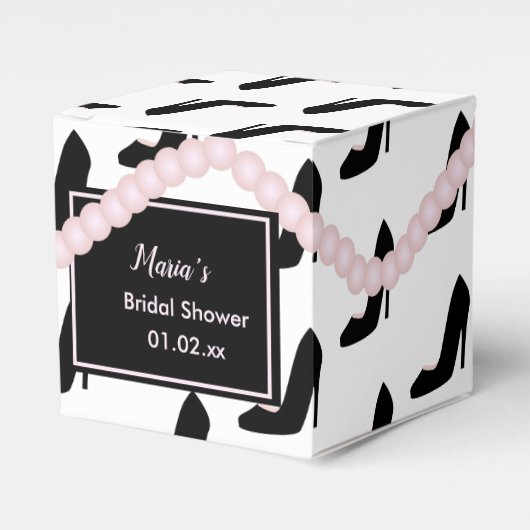Ballotins Perles et talons de douche de mariage (Verso)