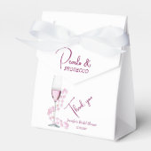 Ballotins Perles & Prosecco Élégante moderne Shower de Marié (Verso)