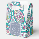 Ballotins Persian Boteh Paisley 60e anniversaire Merci F B (Ouvert)