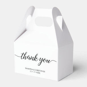 Ballotins Personaliz Chic Script Merci Mariage