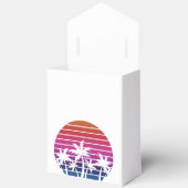 Ballotins Personalized Beach Wedding Sunset Palm Trees (Ouvrir)