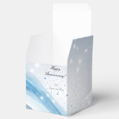Ballotins Personalized Blue Anniversary Gift Box  (Ouvert)