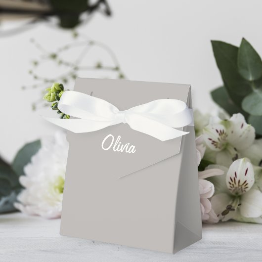 Ballotins Personalized Party Box Gift Bag Favour neutral