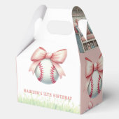 Ballotins Personalized Pink Baseball Girl Birthday (Recto)