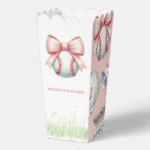 Ballotins Personalized Pink Baseball Popcorn (Recto)