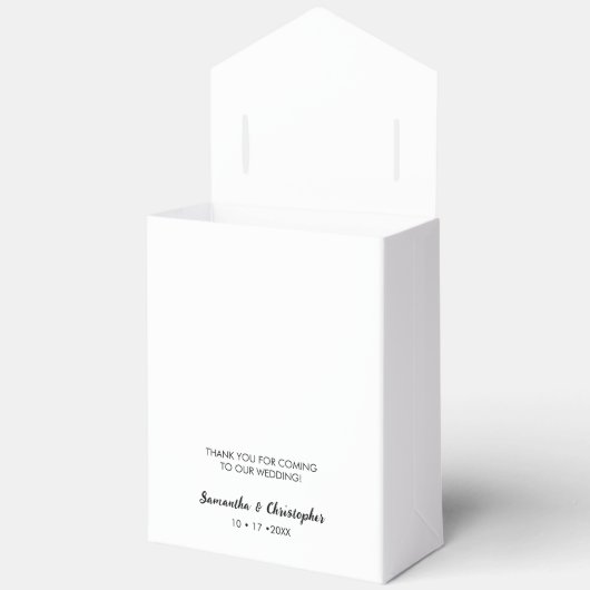 Ballotins Personalized Simple Elegant Love Wedding ScrIpt (Ouvrir)