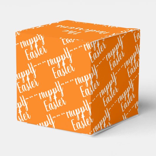 Ballotins Personnalisable Happy Easter Orange (Arrière)