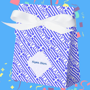 Ballotins Personnalisation bleue du drapeau grec Hellas