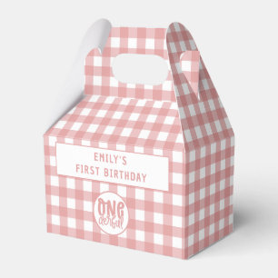 Ballotins Personnalisé 1er Anniversaire mignon Pastel Rose O