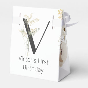 Ballotins Personnalisé Avec Fleur Sauvage De Couleur Douce