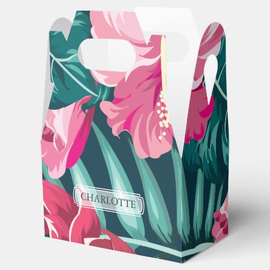 Ballotins Personnalisé Exotic Summer Floral (Ouvert)