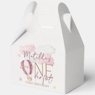 Ballotins Personnalisé ONEderful Birthday Theme Party Boxes