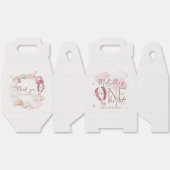 Ballotins Personnalisé ONEderful Birthday Theme Party Boxes (Déplié)