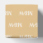 Ballotins Personnaliser avec cadeau de camel monogramme blan (Haut)